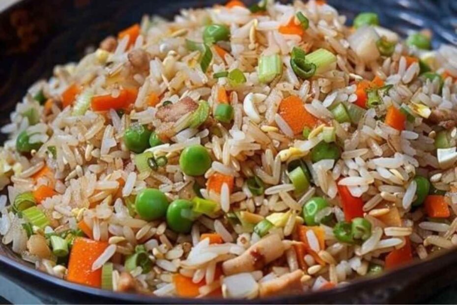 Delicioso Arroz Chino! Faça la Clásico Asiático en Casa