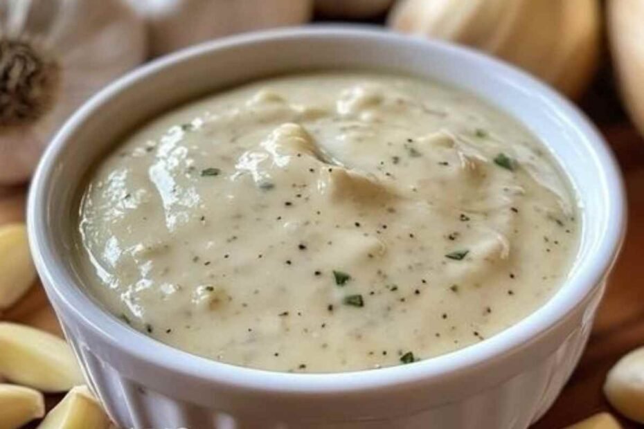 Salsa de Ajo Casera! Acompañamiento Perfecto para tus Platos