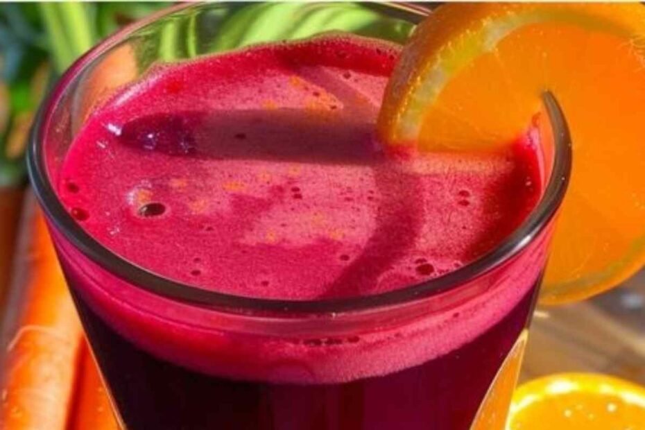 Zumo de Remolacha, Naranja y Zanahoria! Refresco Saludable