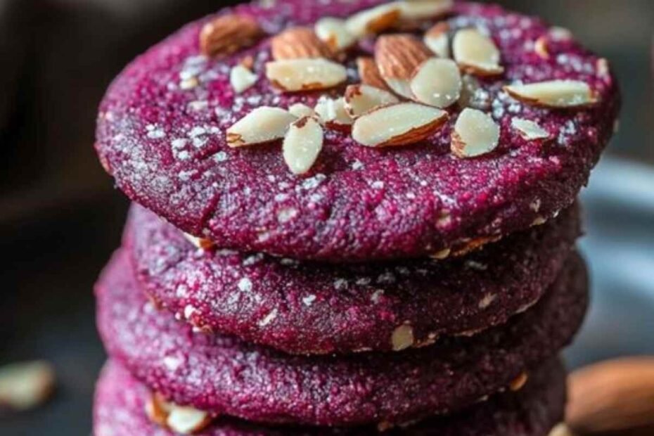 Galletas de Remolacha y Almendra sin Harina y sin Azúcar