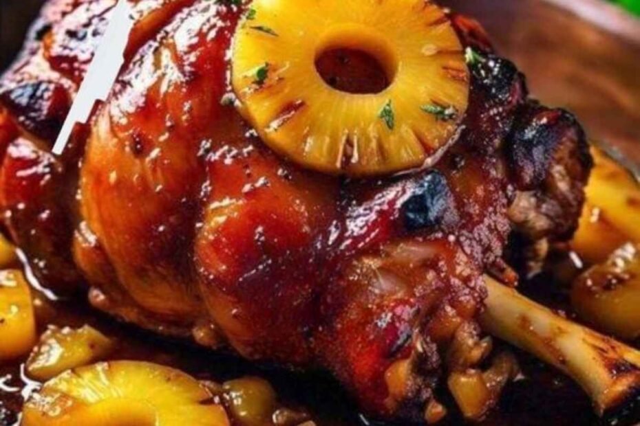 Pierna de Cerdo en Salsa de Piña! Receta Elegante y Deliciosa