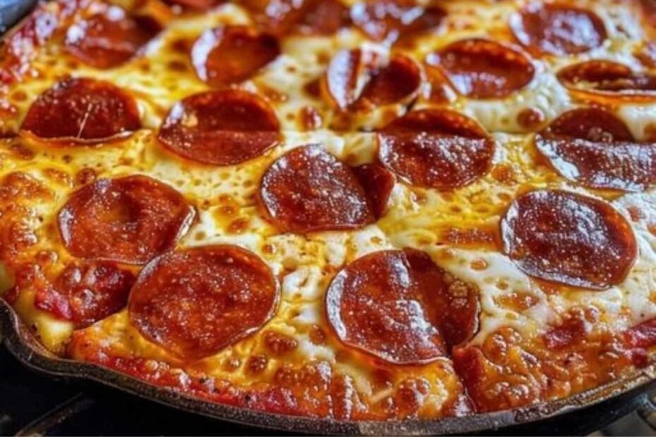 Pizza Casera en Sartén! Delicia Rápida y Fácil para Preparar