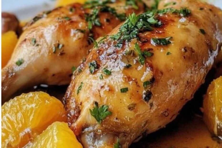 Pollo a la Naranja! Un Plato Sabroso y Exótico con Sabor Cítrico
