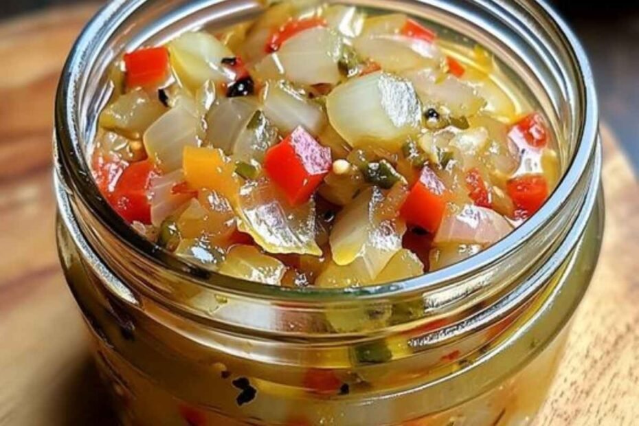 Salsa de Cebolla y Pimientos en Escabeche! Delicia Tradicional
