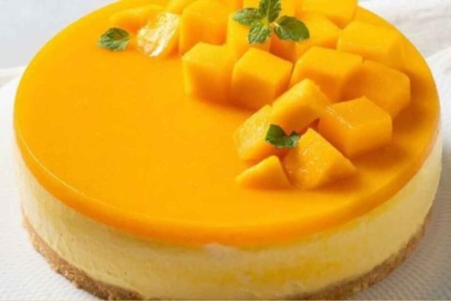 TARTA HELADA DE MANGO! DELICIA TROPICAL PARA EL AÑO