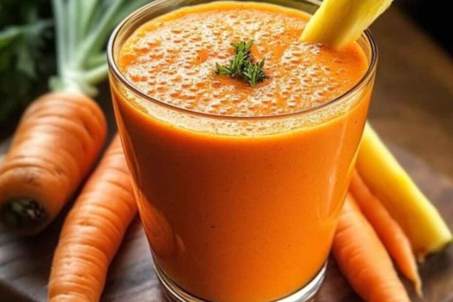 Batido de Piña y Zanahoria! Una Bebida Refrescante y Nutritiva