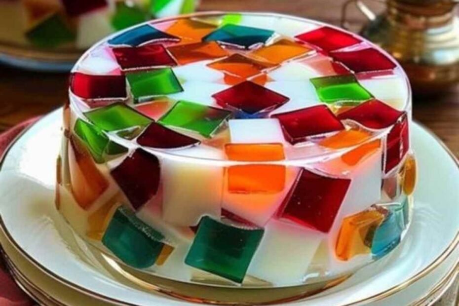 Gelatina de Mosaico! Receta Colorida y Refrescante para Todos los Gustos