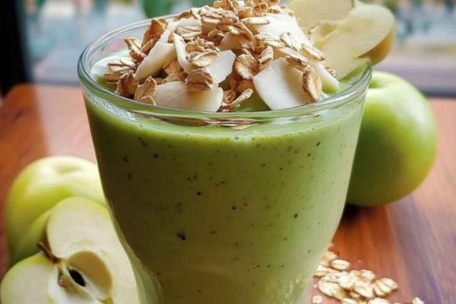 Licuado de Manzana Verde Fresco! La Bebida Saludable para Empezar el Día