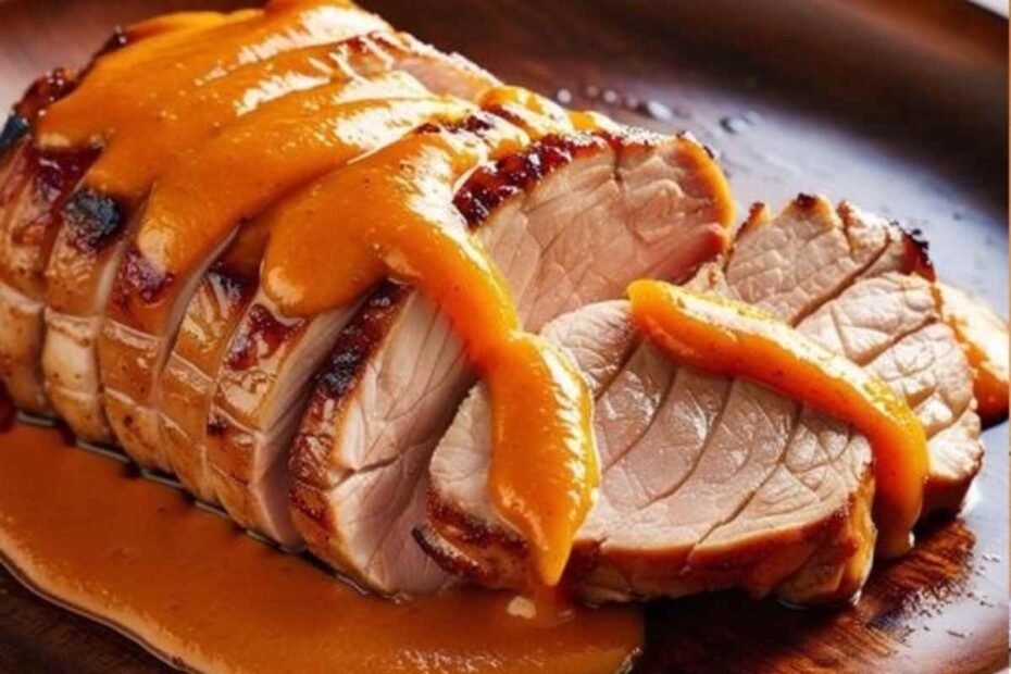 Lomo de Cerdo a la Naranja! combinación de dulzura y sabor