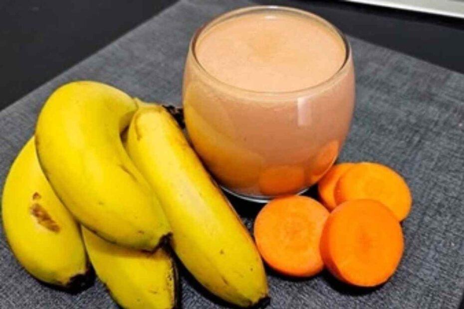 Batido de Plátano y Zanahoria! Bebida Nutritiva y Refrescante