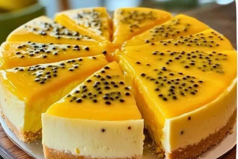 Cheesecake de Maracuyá! El Postre Perfecto para Conquistar a Todos los Gustos