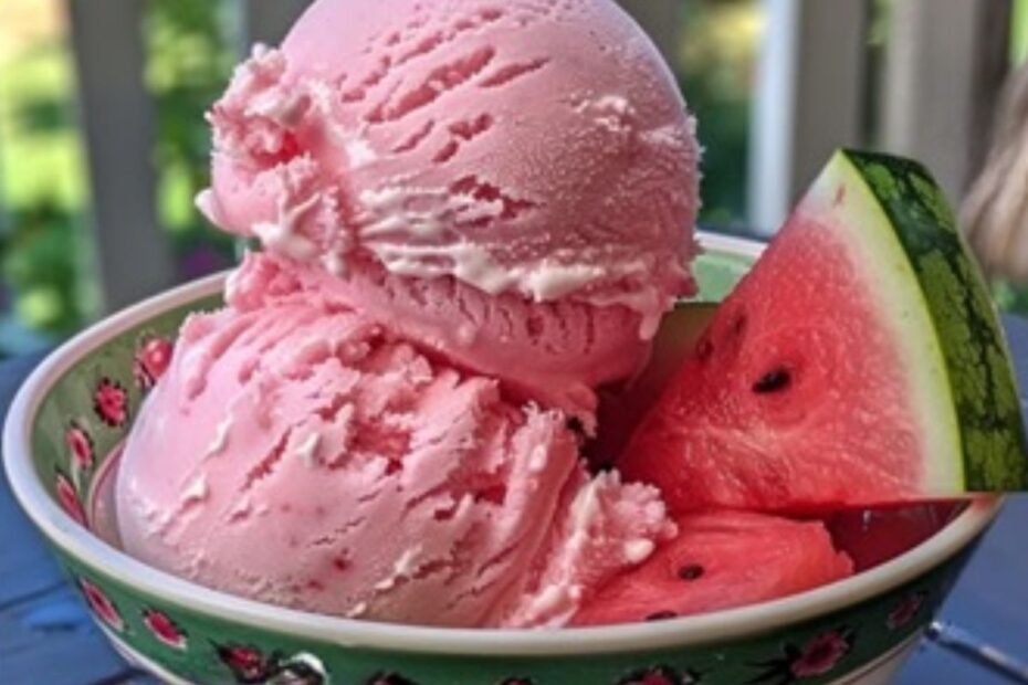 Helado de sandía casero! un postre refrescante y saludable