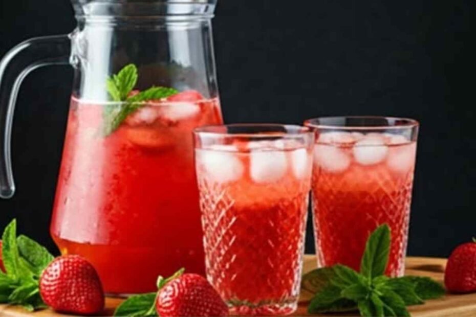 Limonada de Fresa! Una Bebida Refrescante y Natural para los Días Calurosos