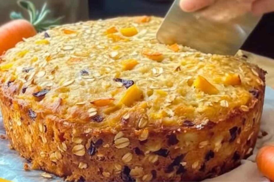 Pastel de avena, manzana y zanahoria! Una delicia nutritiva para toda ocasión