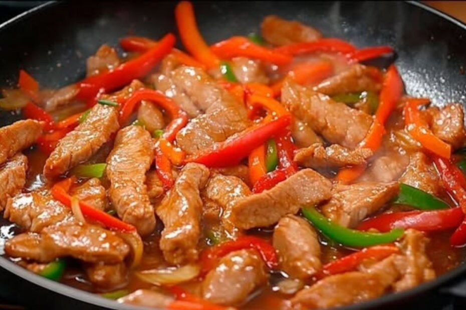 Salteado de Carne con Pimientos! Una Explosión de Sabor y Nutrición