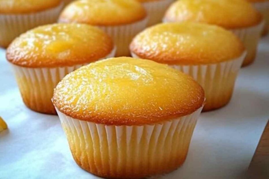 Cupcake de Limón! Deleite Refrescante y Sofisticado en el Arte de la Repostería