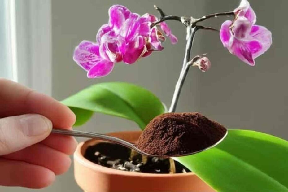 Café para orquídeas! secreto natural que estimula una floración