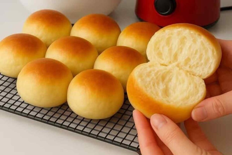 Panecillos Caseros Suaves y Dorados